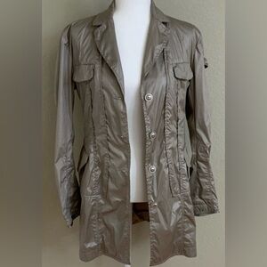 Peuterey Jacket Women’s 42/M Grey Lightweight Windbreaker ✨